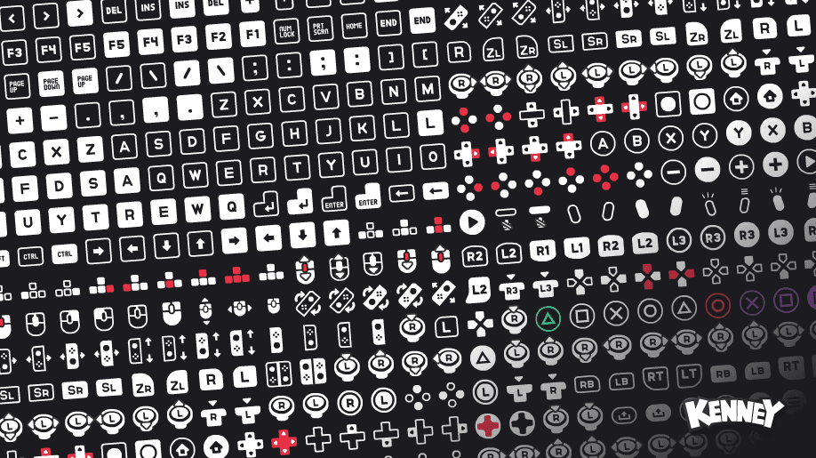Input Prompts asset pack, by Kenney